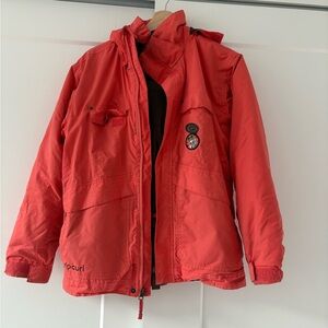 Rip Curl Kids Coral Pink Ski Jacket